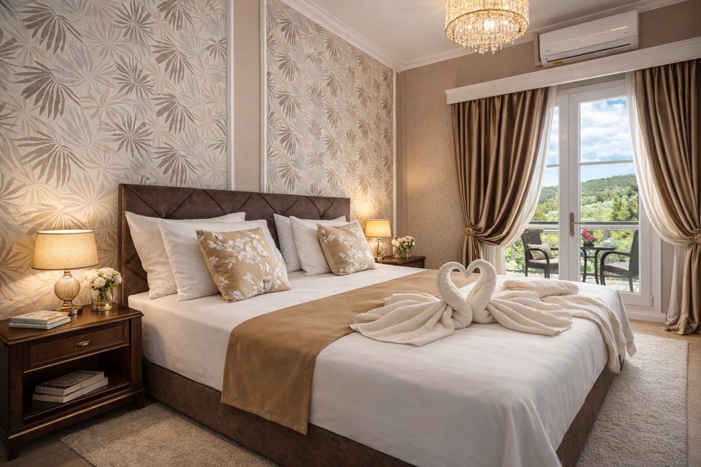 Villa Markos — Soft bedroom light