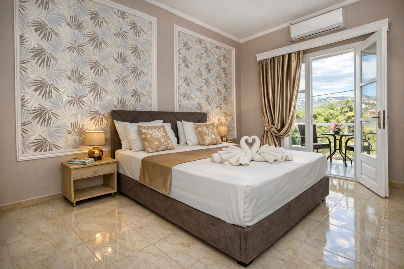 Villa Markos — Bedroom detail