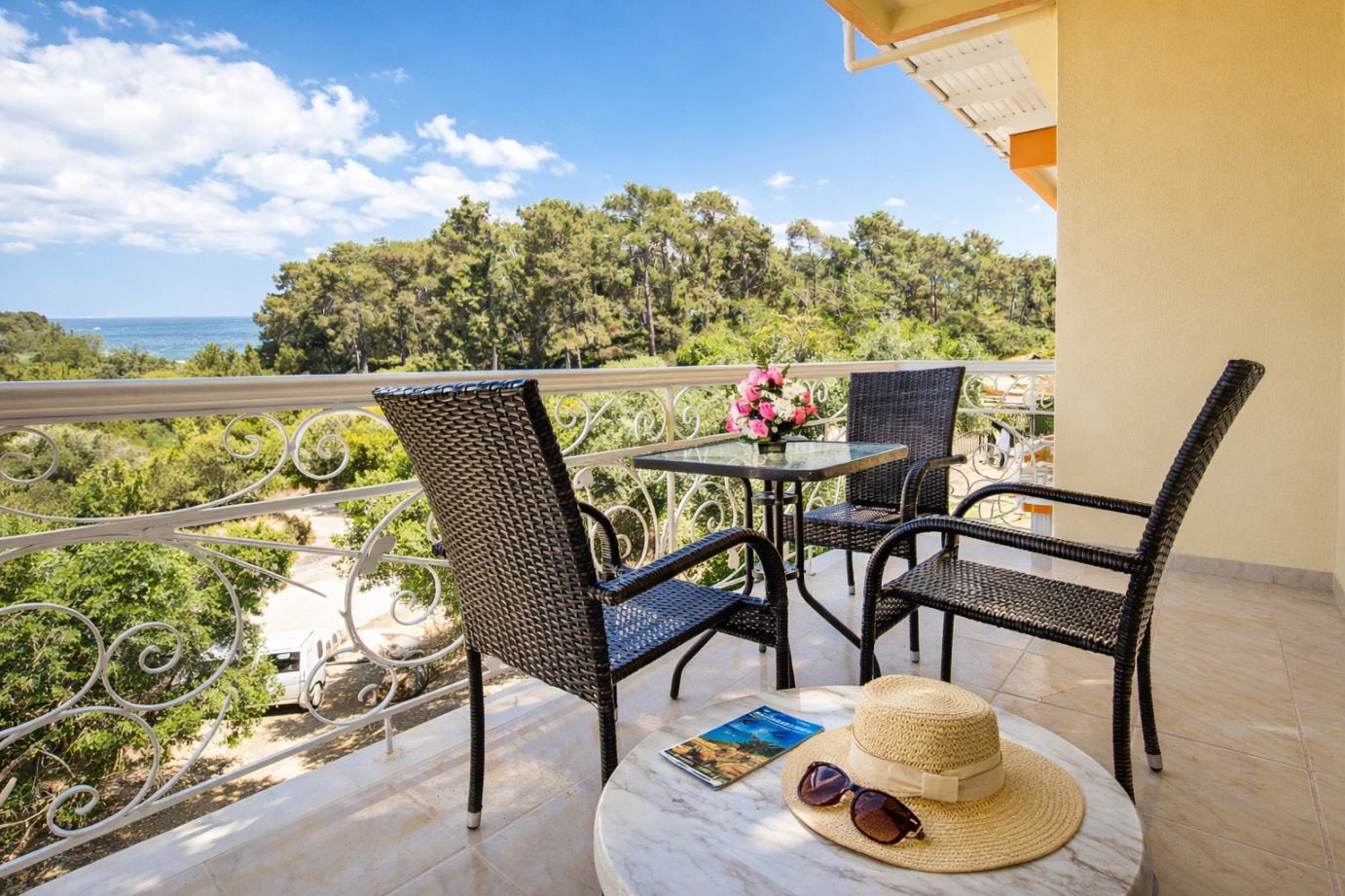 Villa Markos — Balcony view