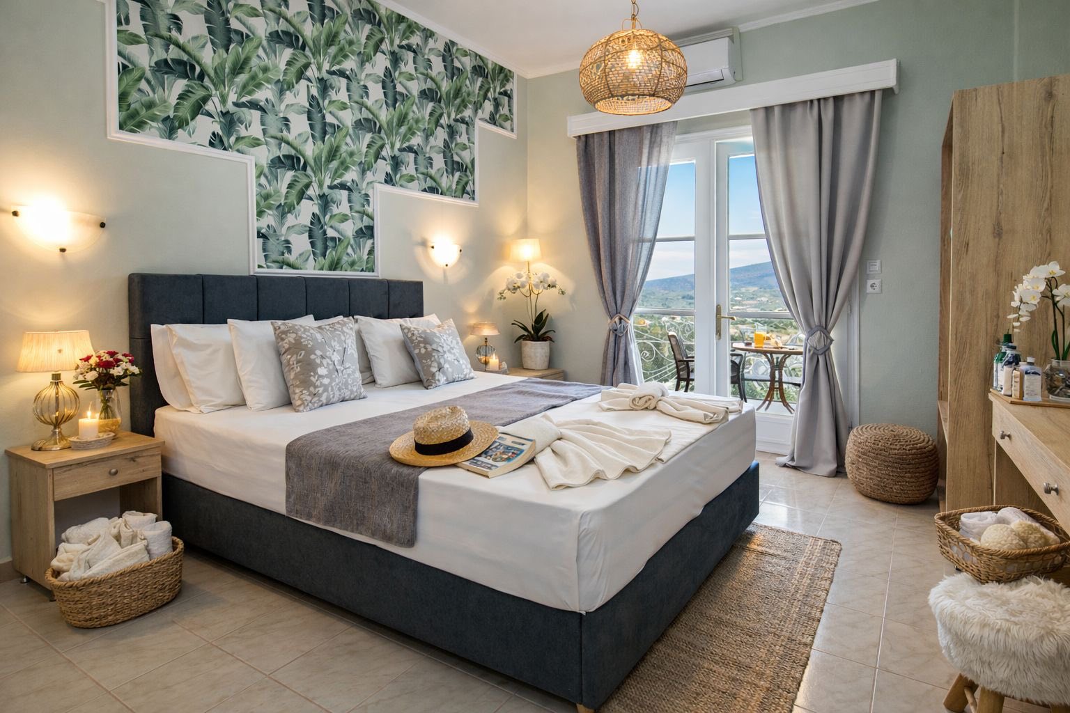 Villa Markos — Peaceful room corner